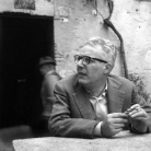 Gianni Bosio, alla ciüsa dei Barchi di Asola - Foto di Giuseppe Morandi
