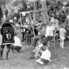Cilene alla città del sole – Battista Prati violino, Ruggero Cappelletti chitarra – Campagna di ricerca sui Maggi – Cinquecerri 1966 – Foto © Giorgio Vezzani