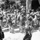 La Banda di Cinquecerri di Ligonchio alla Carbonaia – Campagna di ricerca sui Maggi – Costabona 1966 – Foto © Giorgio Vezzani