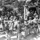La Banda di Cinquecerri di Ligonchio alla Carbonaia – Campagna di ricerca sui Maggi – Costabona 1966 – Foto © Giorgio Vezzani
