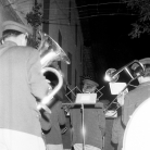 La Banda di Cinquecerri di Ligonchio alla sera dopo i Maggi – Campagna di ricerca sui Maggi – Costabona 1966 – Foto © Giorgio Vezzani