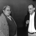 InCanto 2001 - Ivan Della Mea e Antonio Tabucchi - Foto di Angela Chiti
