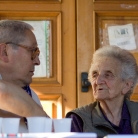 Ivan Della Mea con Laura Seghettini a Fosdinovo, agosto 2008