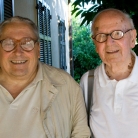 Ivan Della Mea con Paolino a Fosdinovo, agosto 2008