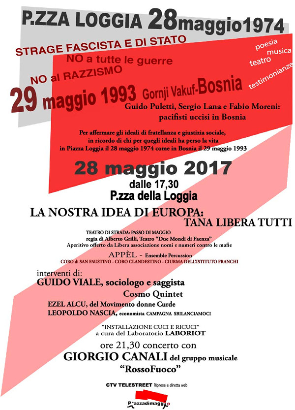 Locandina 28 maggio 2017