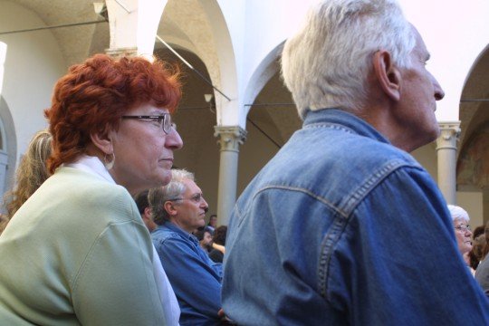 Maro Mannelli e la sua compagna Maria Vittoria Vaccaro