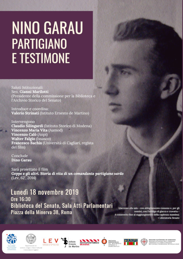 Nino Garau: partigiano e testimone