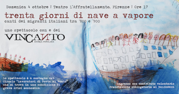 Trenta giorni di nave a vapore - Locandina