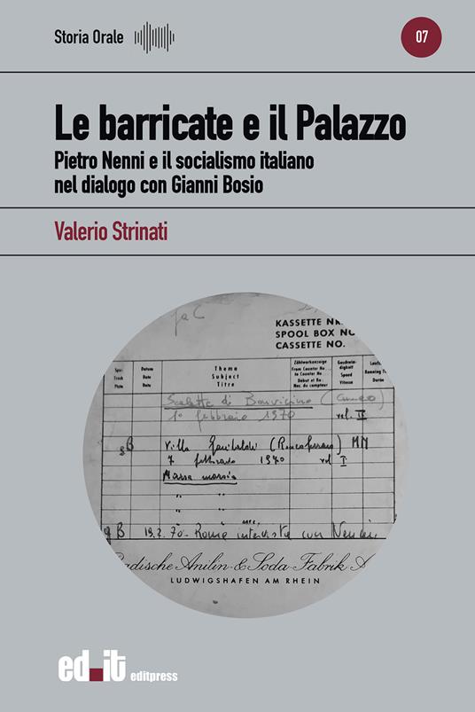 Valerio Strinati - Le barricate e il palazzo - Copertina