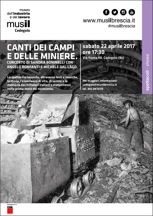 Canti dei campi e delle miniere - Locandina