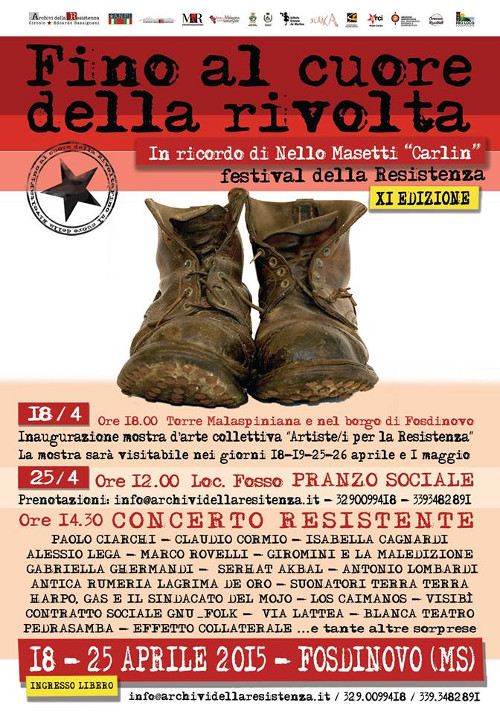 Locandina "Fino al cuore della rivolta" 2015